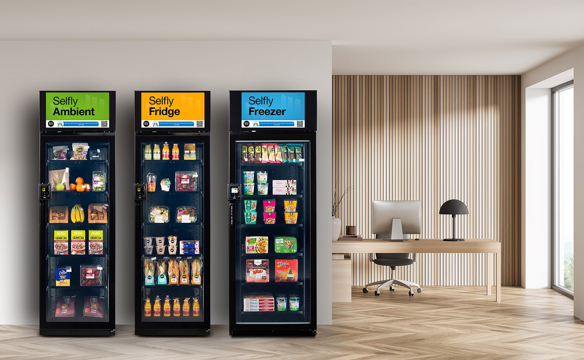 Selfly Store smart vending cabinets